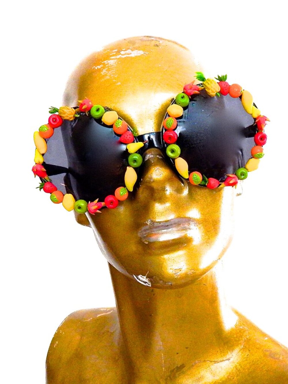 GASOLINE GLAMOUR FRUIT PUNCH RODEO QUEEN SUNGLASSES 🍓🍋🍊🥭🍐🍍🍎🍏